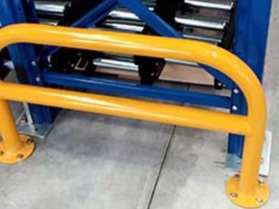 Barrière de sécurité latérale en acier galvanisé