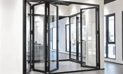 porte vitrée battante auto 4